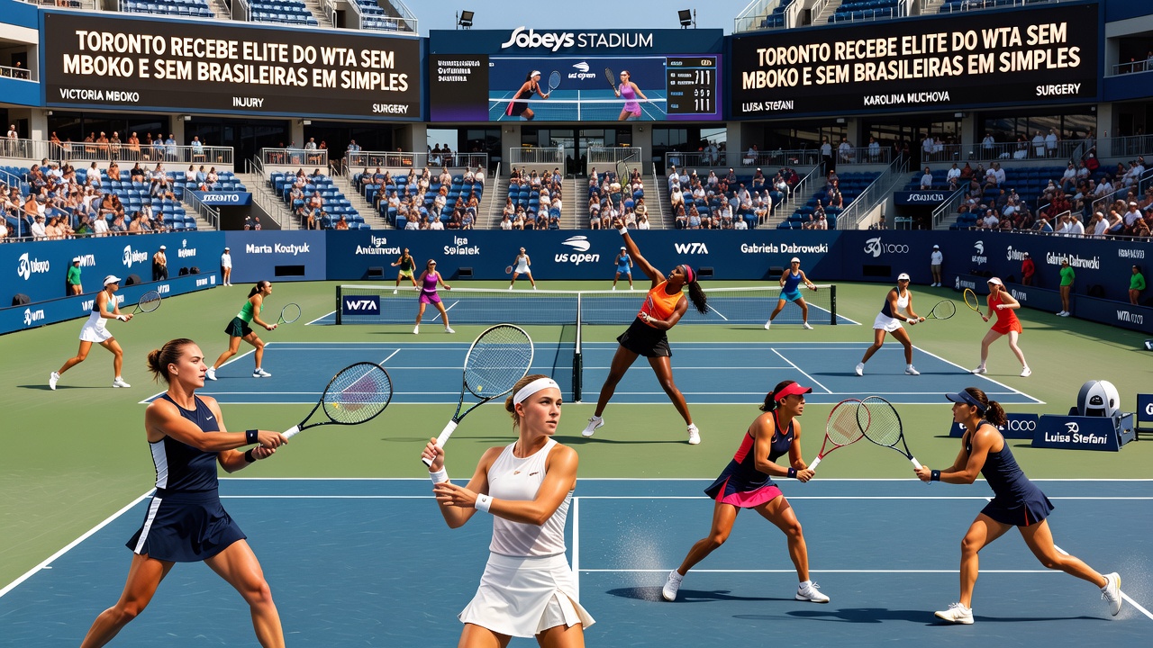 Toronto Recebe Elite do WTA Sem Mboko e Sem Brasileiras em Simples